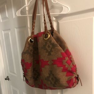 LUCKY BRAND AZTEC TOTE